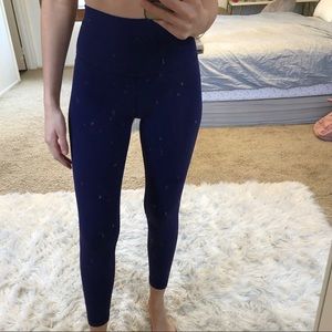 Blue Lululemon leggings